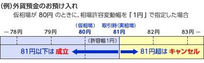 外貨預金お預け入れ